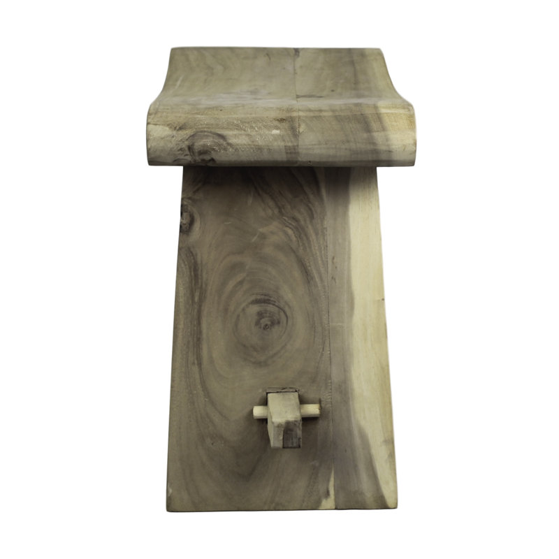 Yellow Pine Solid Wood Accent Stool