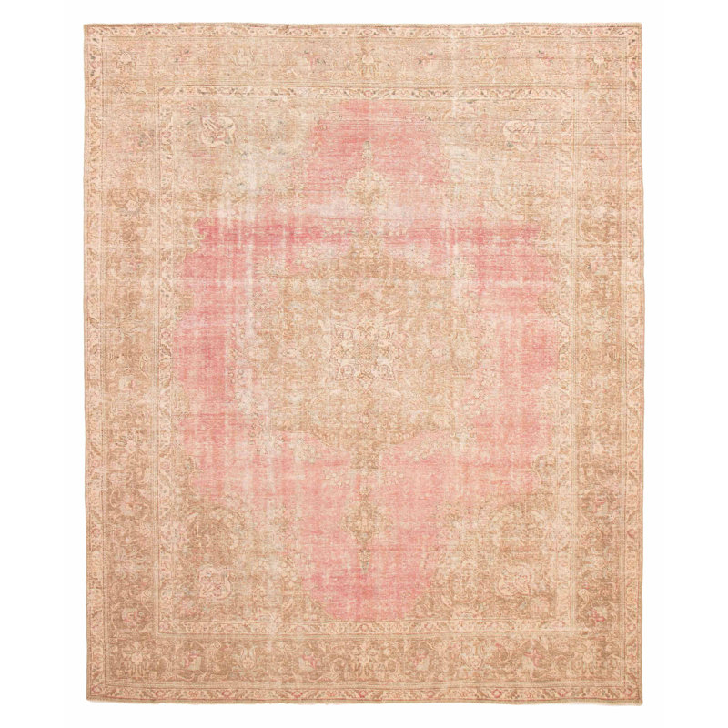 Tapis violet unique de conception unique 10 pi x 12 pi 4 po Antalya