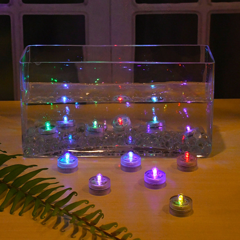Submersible Battery Operated Multi-Function LED Lights with Remote Control