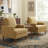 Clancy Armchair With Solid Wood Legs-129459922