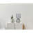 Table Desk Lamp with fabric lamp shade & Wire Geometric Base-455090309-455090360