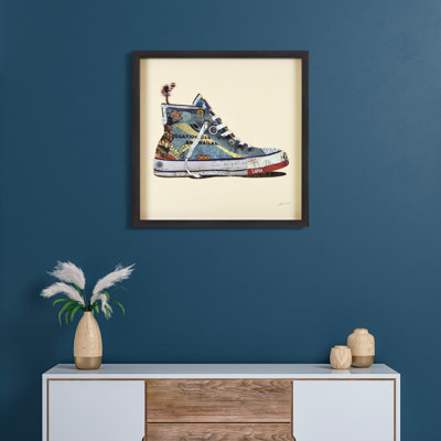 Latitude Run® 'High Top Sneaker' Graphic Art Print | Wayfair