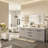 Wauconda Modern 83" Double Bathroom Vanity Set