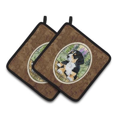 Caroline's Treasures Entlebucher Mountain Dog Polyester Potholder