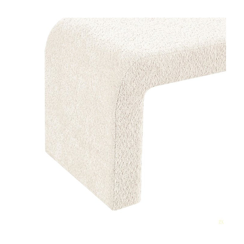 Banc Boucle Waterfall, Crème, crème