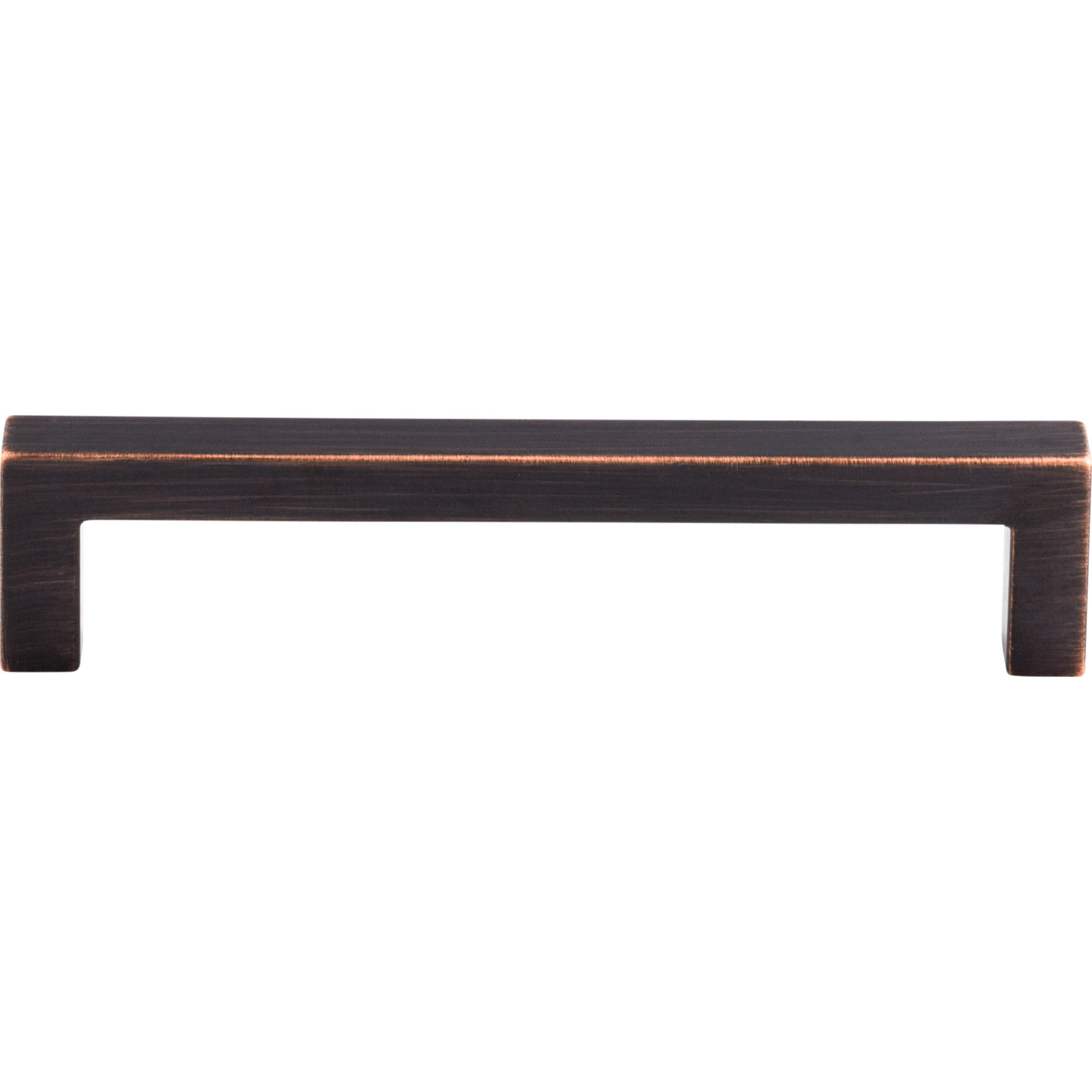 Square Bar pull, Tuscan Bronze, 5 1/16" Center to Center