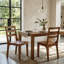 Chaise d'appoint en bois massif Kanwal