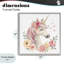 Licorne avec couronne florale, estampe numérique, design by Creative Studio-997186505-997186511