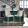 Upholstered Counter Stool with Metal Frame