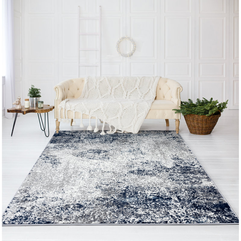 Seibold Abstract Indoor Rug, Rectangle 5' x 7'
