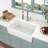 33'' L Single Bowl Ceramic Kitchen Sink