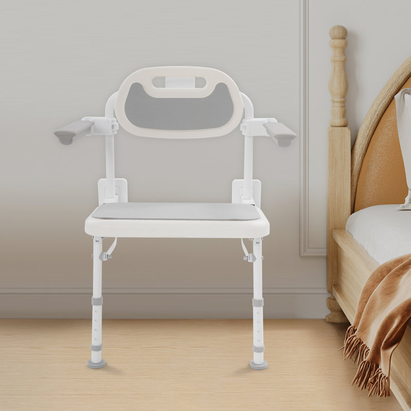 Chaise de douche murale pliable pour personnes âgées