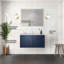 Ensemble de meuble-lavabo avec robinet et miroir DEL-1553847768-1553847769