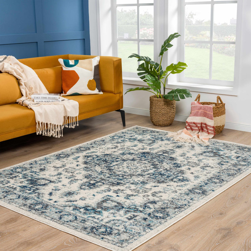 Tapis bleu Dunnes, Rectangle 6 pi 7 po x 9 pi