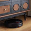 Buffet bicolore rétro en chêne rouge avec incrustation de bois circulaire