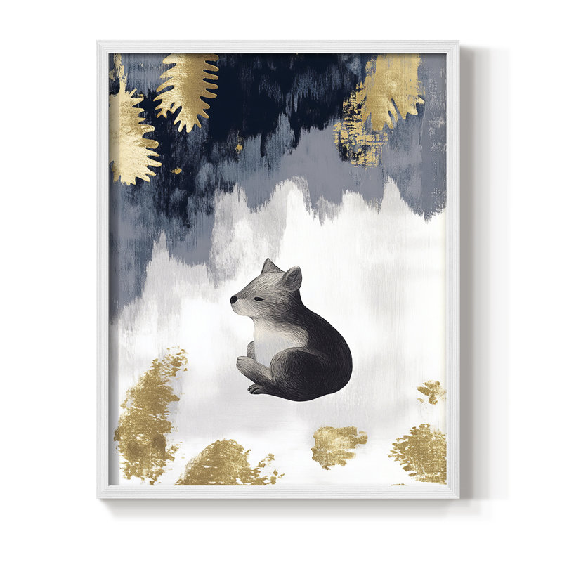 «Christmas Holiday», art encadré CLIII, bois massif, H 21 po x l 17 po, Blanc