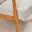 Chaise d'appoint Mid-Century moderne en bois d'hévéa avec coussin lombaire-1960672676-1960672672