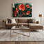 Art mural sur toile Botanical Flamingo-1950866100