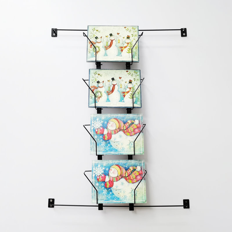 4-Pocket Adjustable Display Rack
