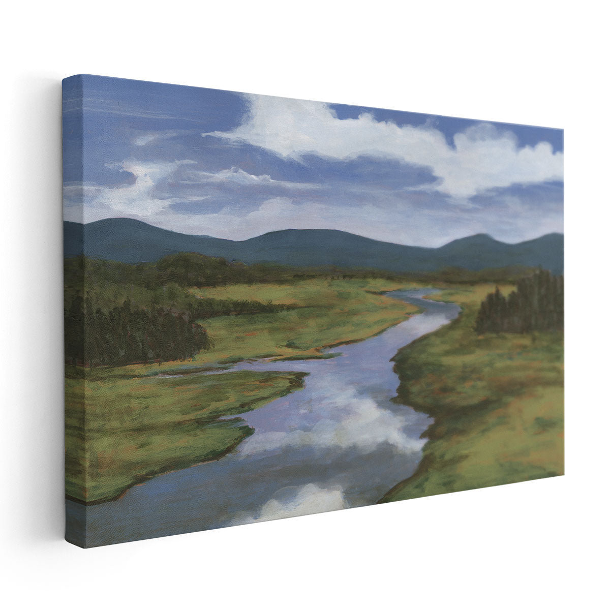 Loon Peak® Blue Mountain Reflections I - Canvas Print Wall Art | Wayfair