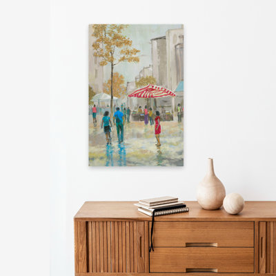 «Small Town Girl - Cityscapes Painterly Impressionism Street Art»