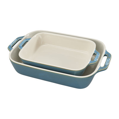 Ceramique Rectangular Baking Dish Set 2 Piece