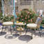 Lidio avec 2 chaises en rotin et table ronde en verre-1376024979