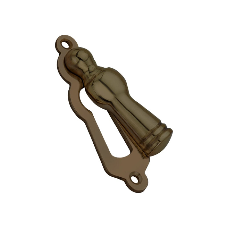 Lady Escutcheon, Antique Brass