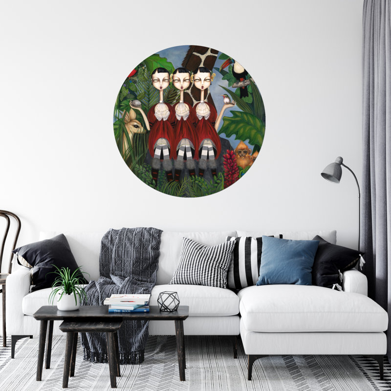 Abstract Non-Wall Damaging Wall Decal