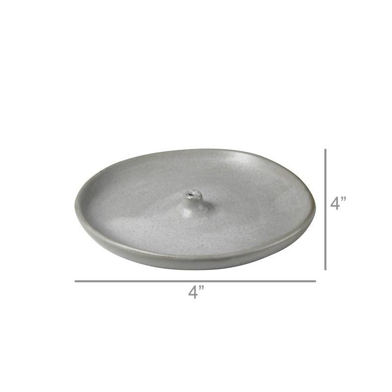 0.5'' H Concrete / Cement Tabletop Dish