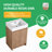 Khamille 24'' Single Freestanding Bathroom Vanity with Resin Top and Shelf-1852324507