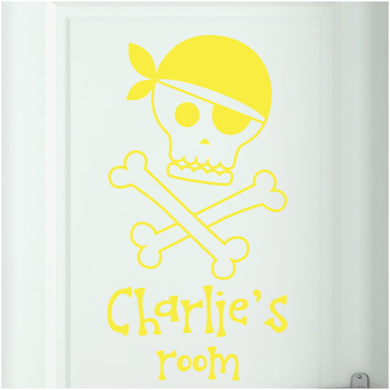 Nautical & Beach Wall Decal, Bright Yellow