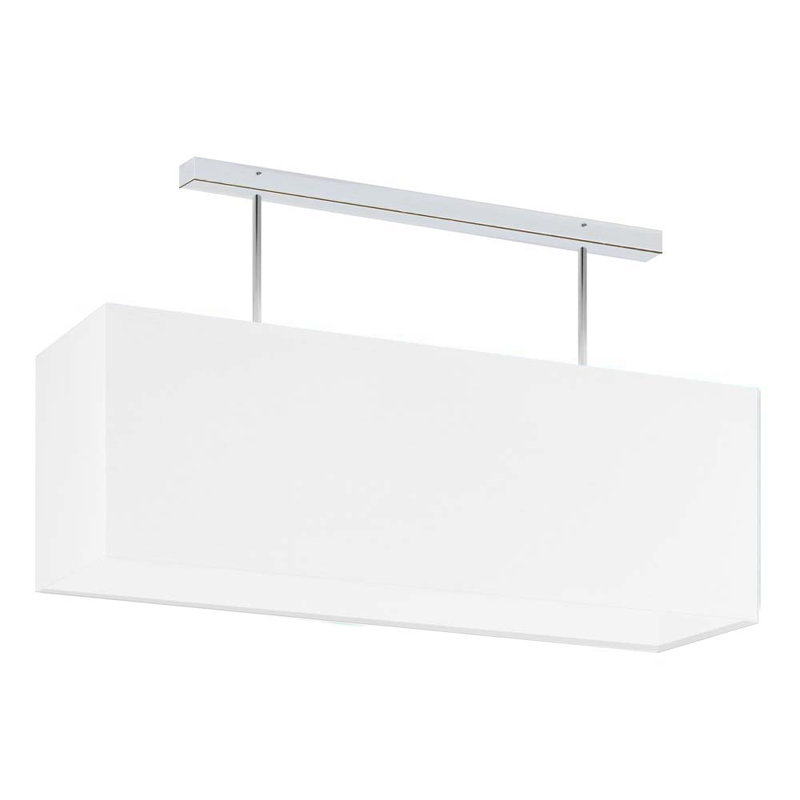 Decoda 2 - Light Kitchen Island Pendant, Chrome, White