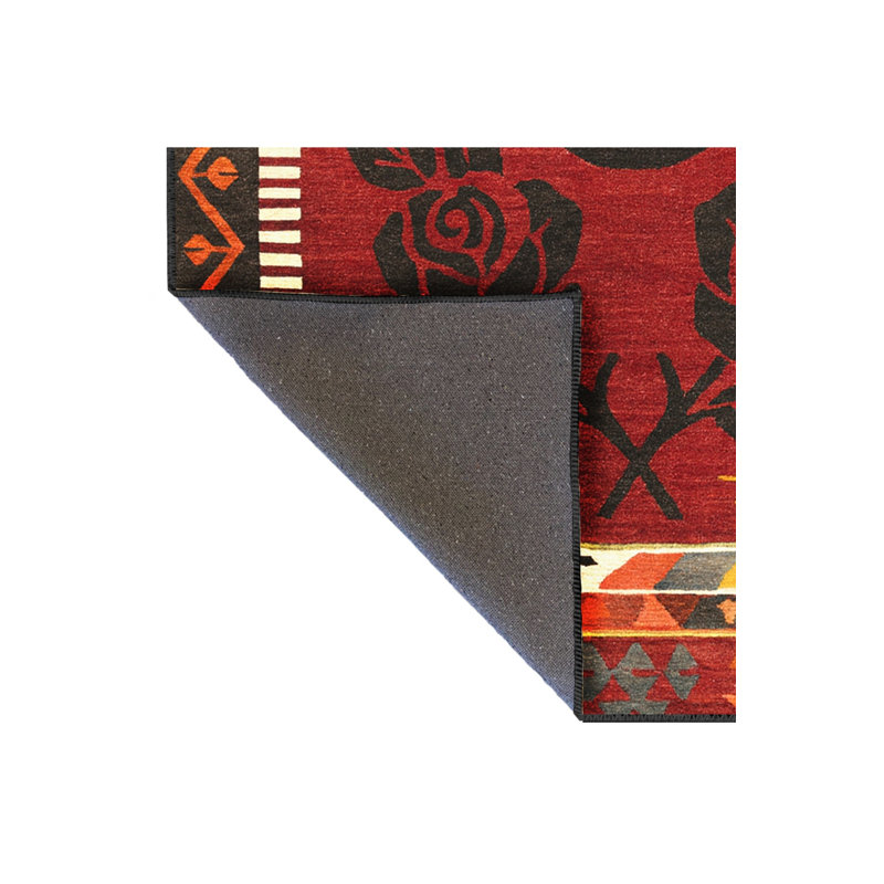 Tapis vert lavable Mosso, 4'11" x 7'7"