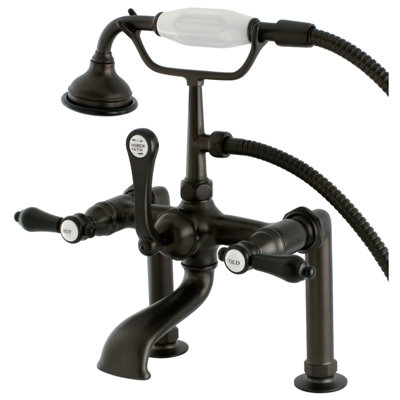 Bel-Air Deck Clawfoot Tub Faucet with Hand Shower