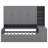 Daybed With All-In-One Cabinet, Desk And Shelves, Wooden Daybed Sofa Bed Frame With 3 Drawers-1412761855-1412761853