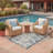 Floral Indoor / Outdoor Rug-1452909414