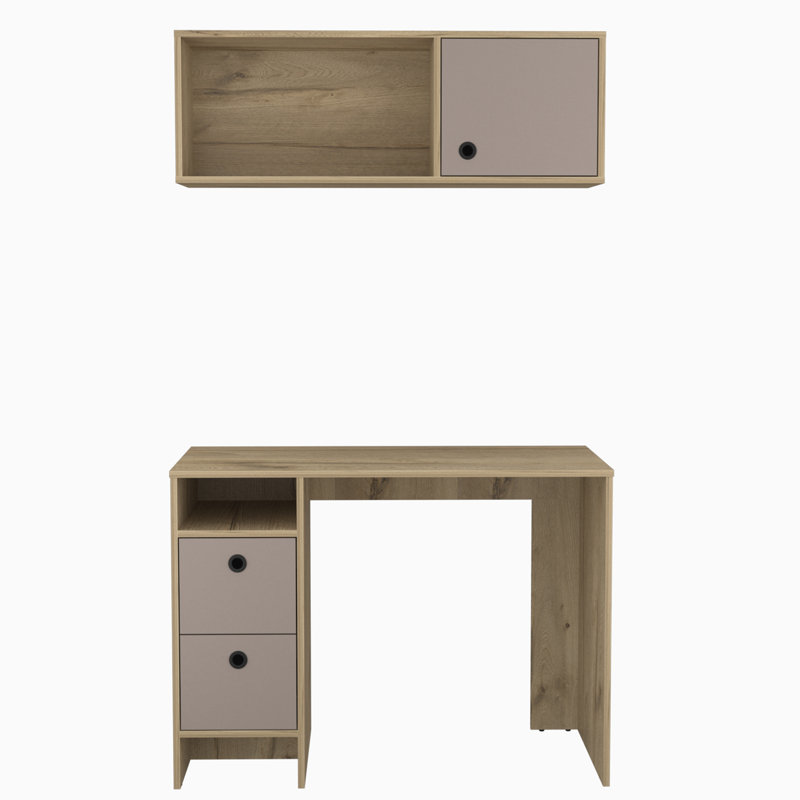 Ensemble de bureau 2 pièces 2 tiroirs Eugene