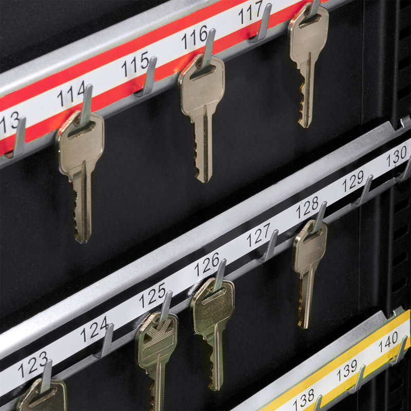 Armoire 200 clés à clé réglable avec serrure à clé