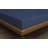 Premium 100% Cotton Queen XL Fitted Sheet, Dark Blue, 59 x 79 + 15.7 Deep Pocket | 155 Thread Count, Soft & Durable | Machine Washable at 86°F | Perfect for Comfortable Sleep & Easy Care-112884750-112884752