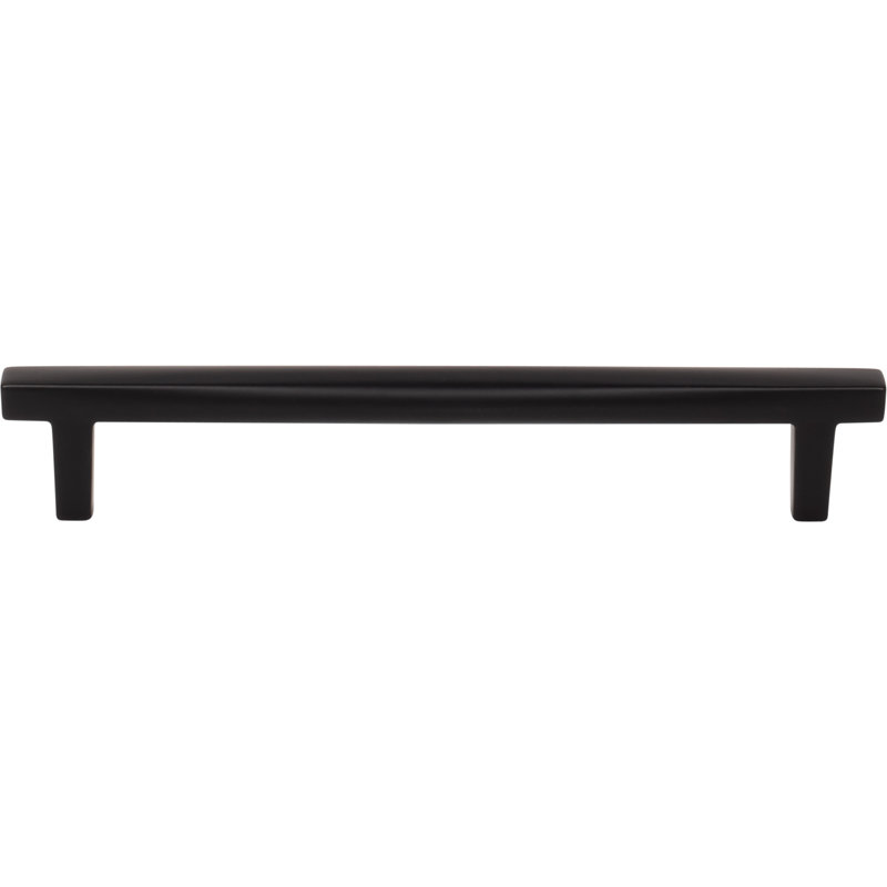 Whitlock Bar Pull, Matte Black, 6 5/16"