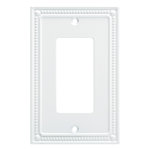 Classic Beaded 1-Gang Rocker Wall Plate