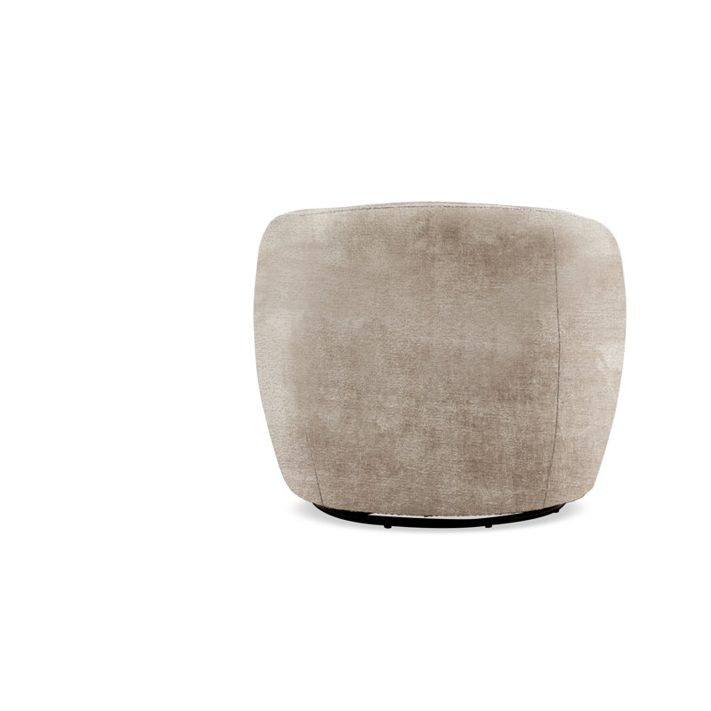 Fauteuil demi-tonneau rotatif Andrean, Vison de Miami