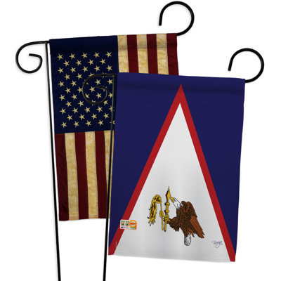 Double Sided 18.5'' H x 13'' W Polyester Garden Flag