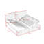 Très grand lit plateforme tapissier avec système de rangement hydraulique-2127573171
