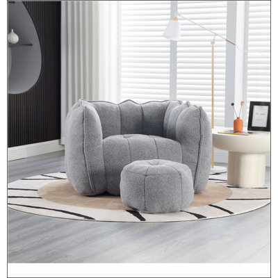 Soft Bean Bag Chair with High Resilient Foam(Chips)for living room and bedroom