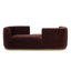 Chaise longue rembourrée Kal-125371182