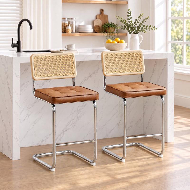 Tabouret de comptoir 30 po Marlow, Brun, 2, Brun / nombre de tabourets: 4 / hauteur du siège: