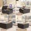 Banc de rangement rabattable-9985733