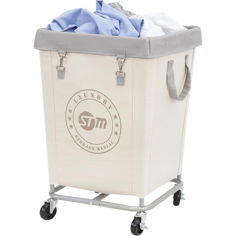 Heavy Duty Steel Frame Commercial Laundry Basket